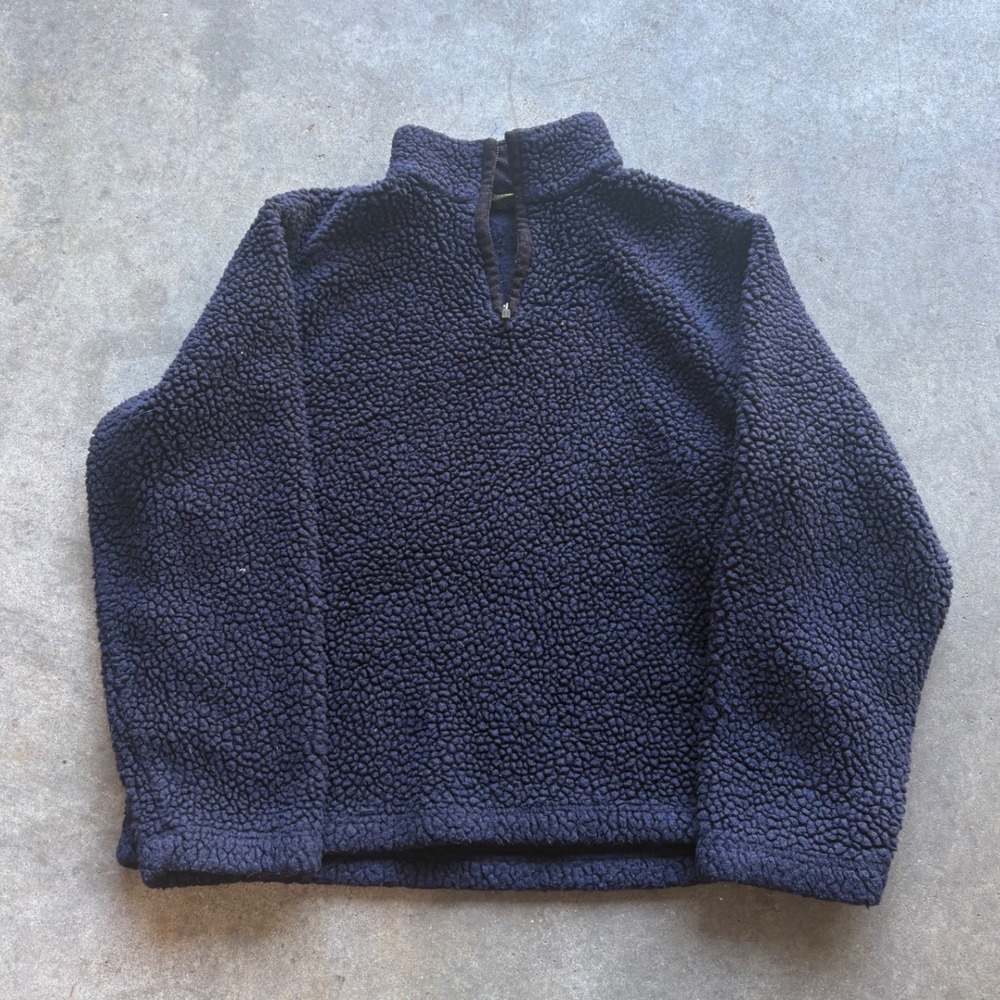 Vintage 90s Timberland Deep Pile Fleece quarter zip